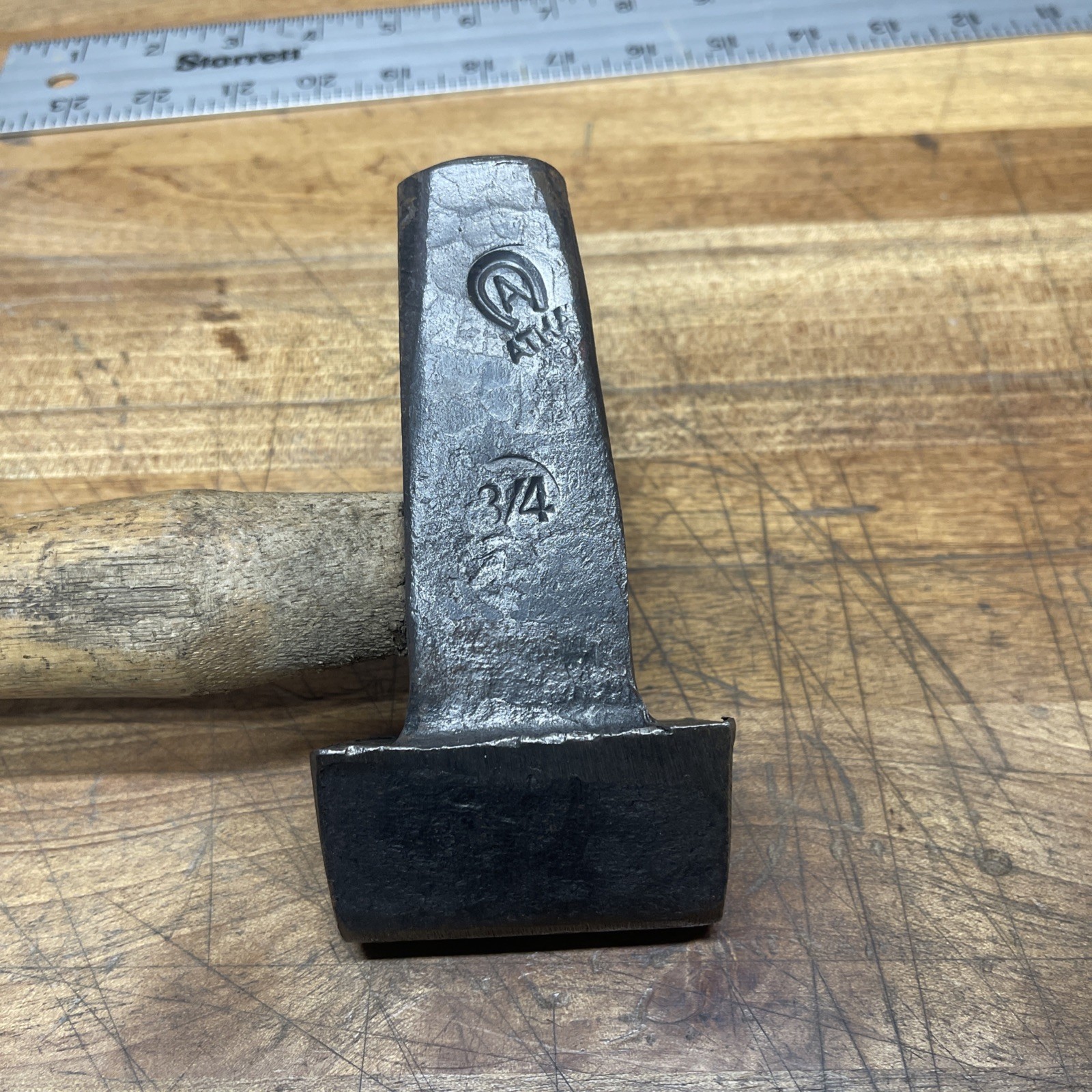 Atha 3/4" Creasing Blacksmith Forging Hammer