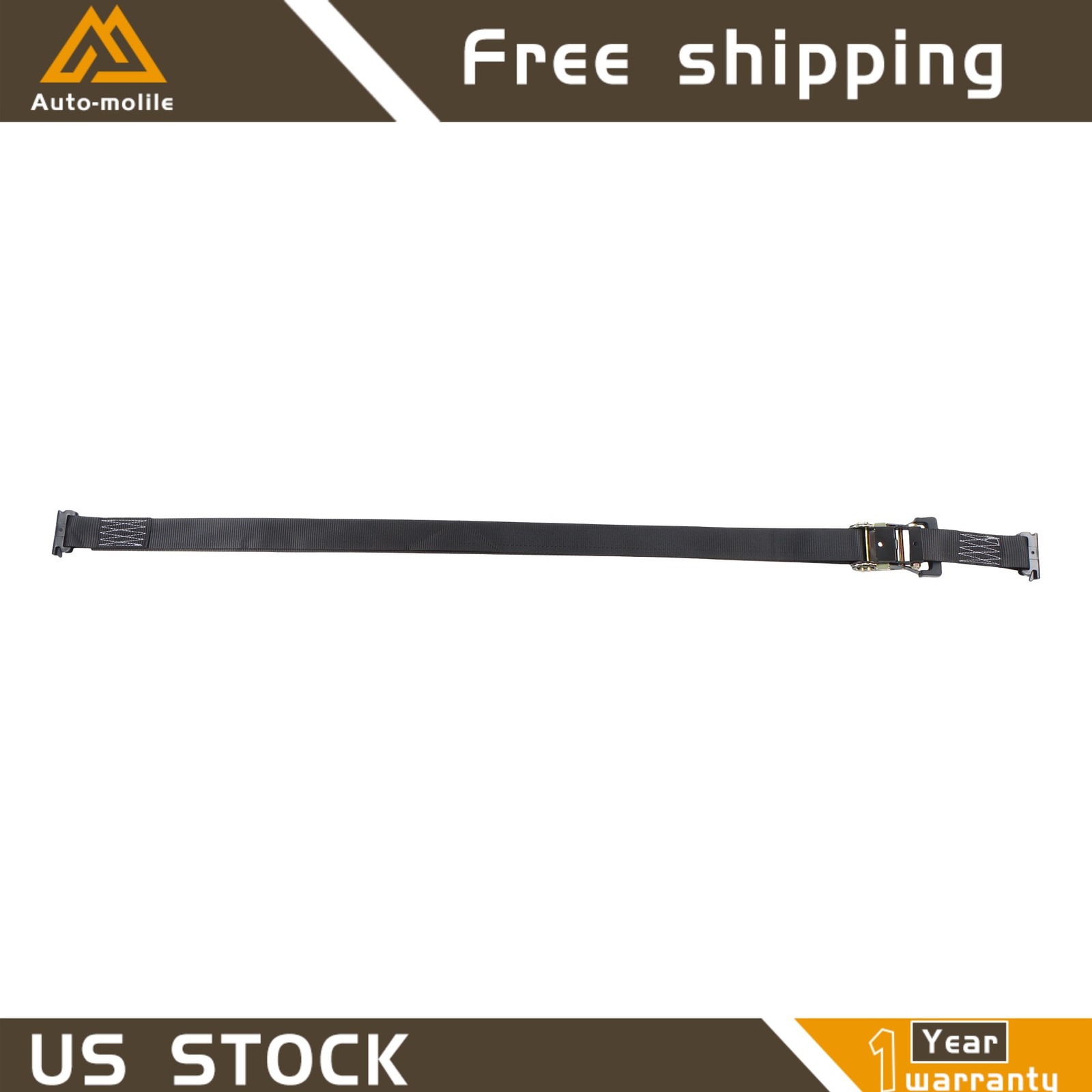 Heavy Loads E Track System With Wheel Chock Black Ratchet Tie Down Straps New
