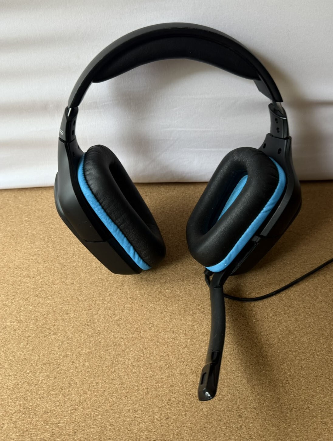 Logitech - G432 Wired Gaming Headset for PC - Black/Blue Headphones