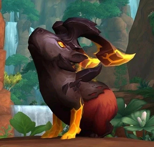 World of Warcraft Red Scruffyhorn Fel Snooter in-game Pet CODE ALL REGIONS