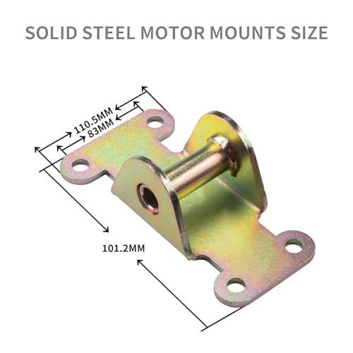 SBC/BBC Solid Steel Motor Mount Engine Bracket Kit for Chevy V8 283 327 350