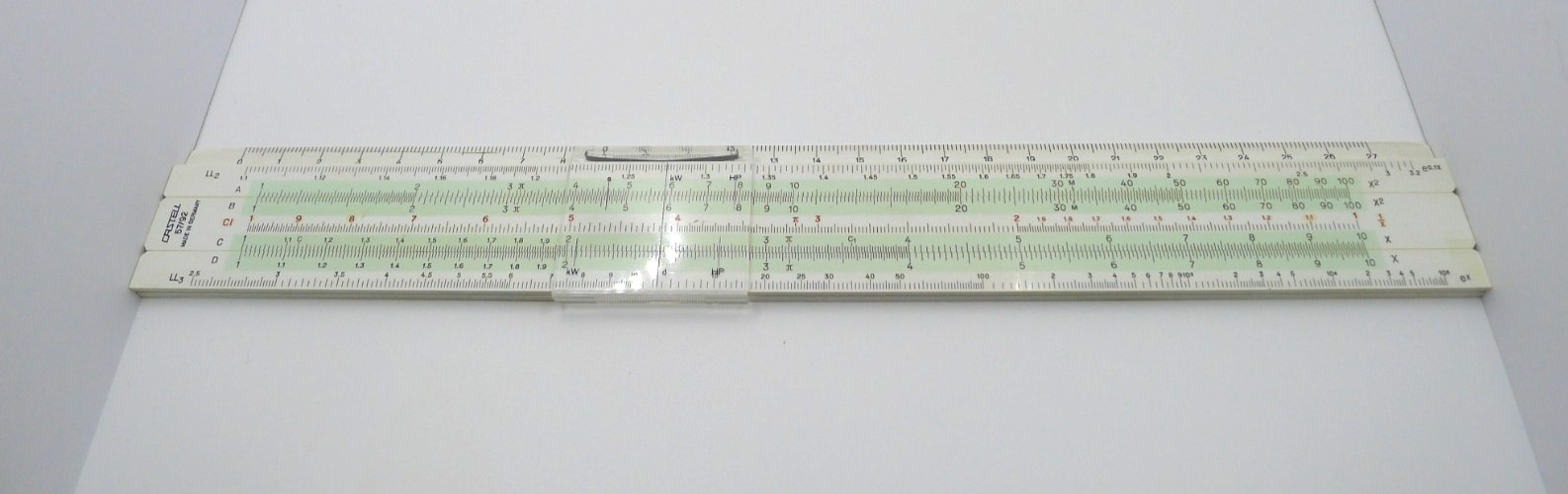A.W Faber Castell 57/92 German Draughtsman Slide Rule Vintage With Original Case