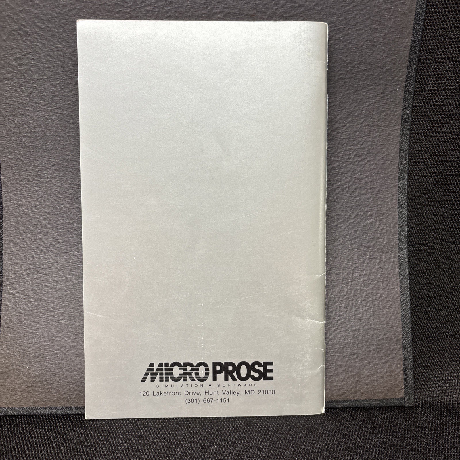 1985 SILENT SERVICE Tactical Operations Manual Submarine Simulation MicroProse