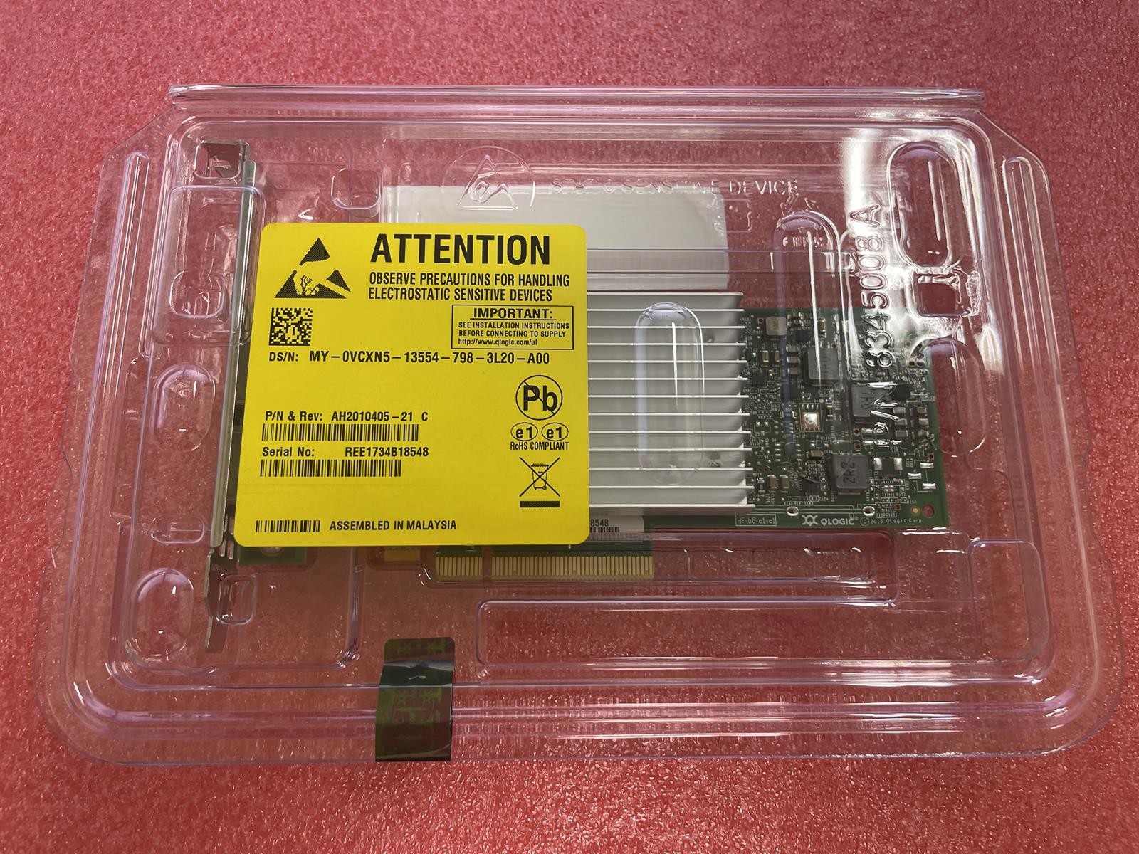 QLOGIC QL41162HFRJ AH2010405-21 DUAL PORT NETWORK ADAPTER