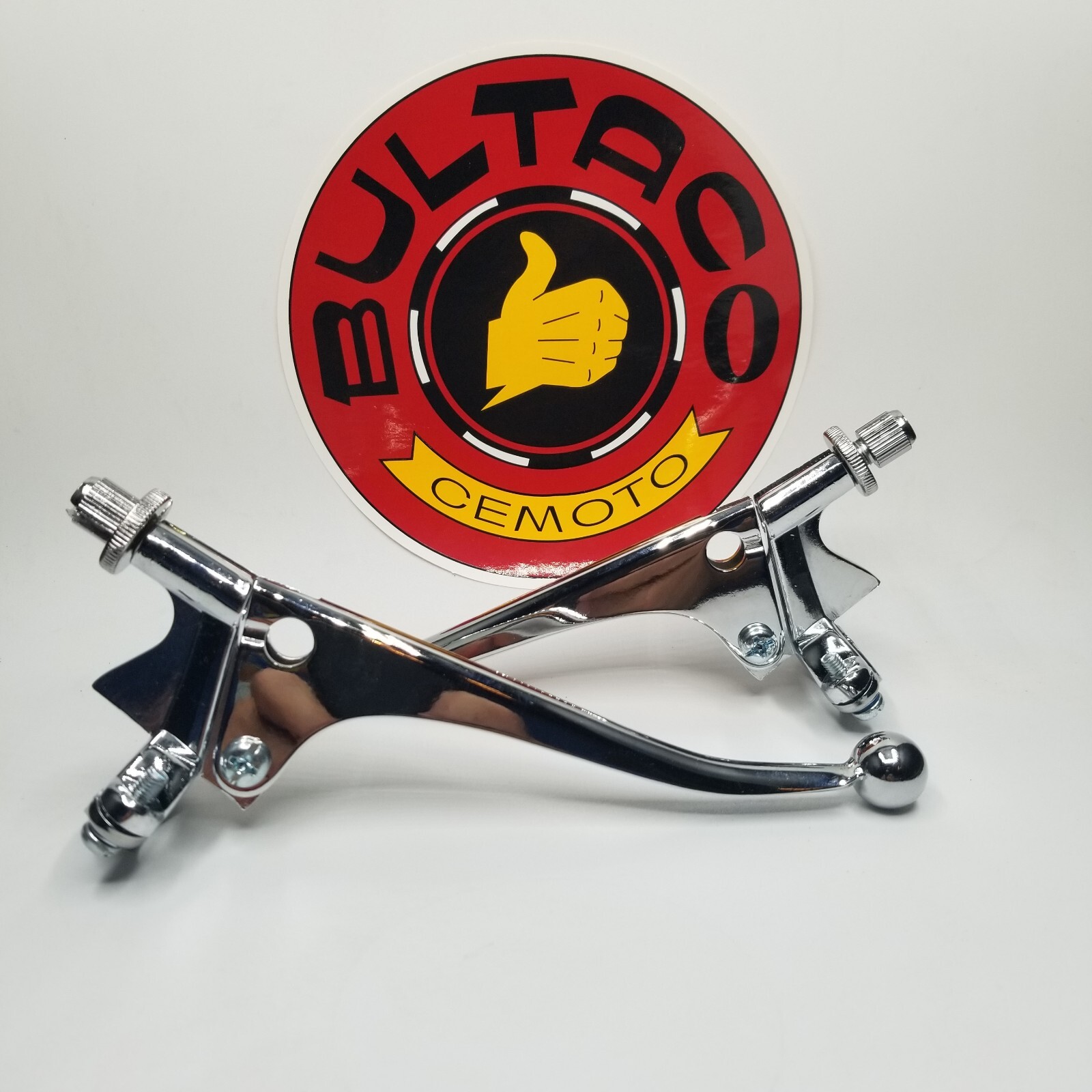 BULTACO CHROME BALL END LEVERS PURSANG EL BANDITO MATADOR