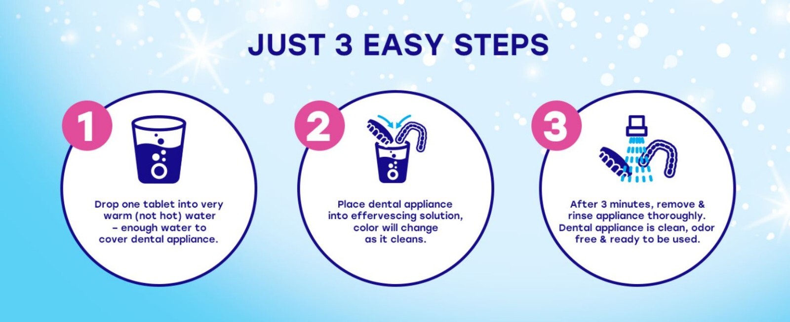 Efferdent Retainer Cleaning Tablets, Denture Cleaning Tablets - 126 Tablets