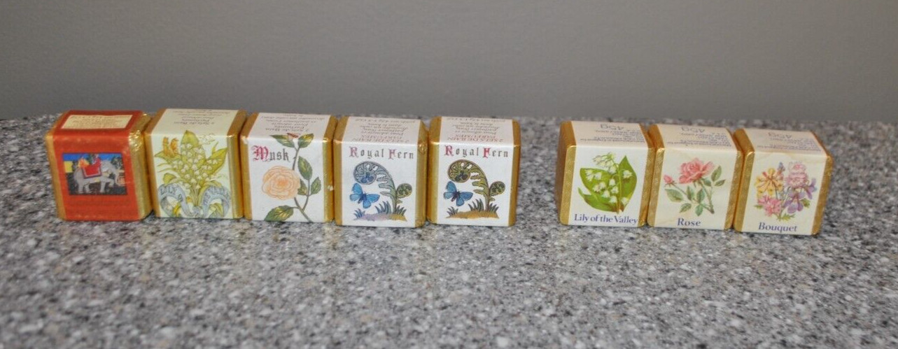 VTG Crabtree and Evelyn London 5 Bath Cubes + 3 Du Cair Products Bath Cubes