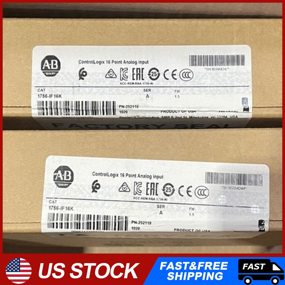 New AB 1756-IF16K SER A Free Shipping New in Box New Factory Sealed AB 1756IF16K