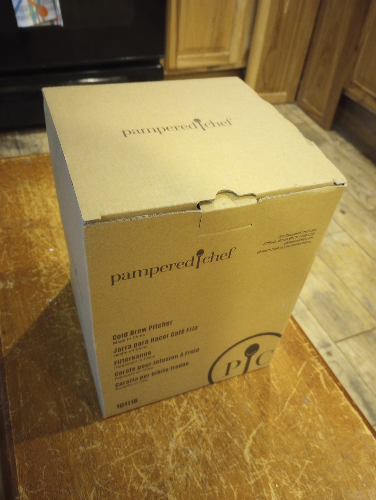 Pampered Chef Cold Brew Coffee Maker With Clear Removable Filter 101116