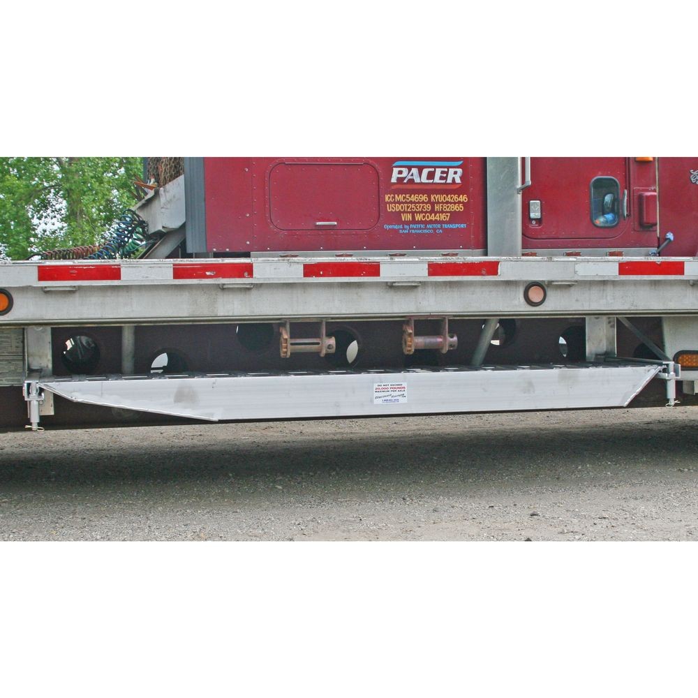 Semi-Trailer Loading Ramp Storage Brackets for One Ramp - 26" Drop Decks, Bolt-