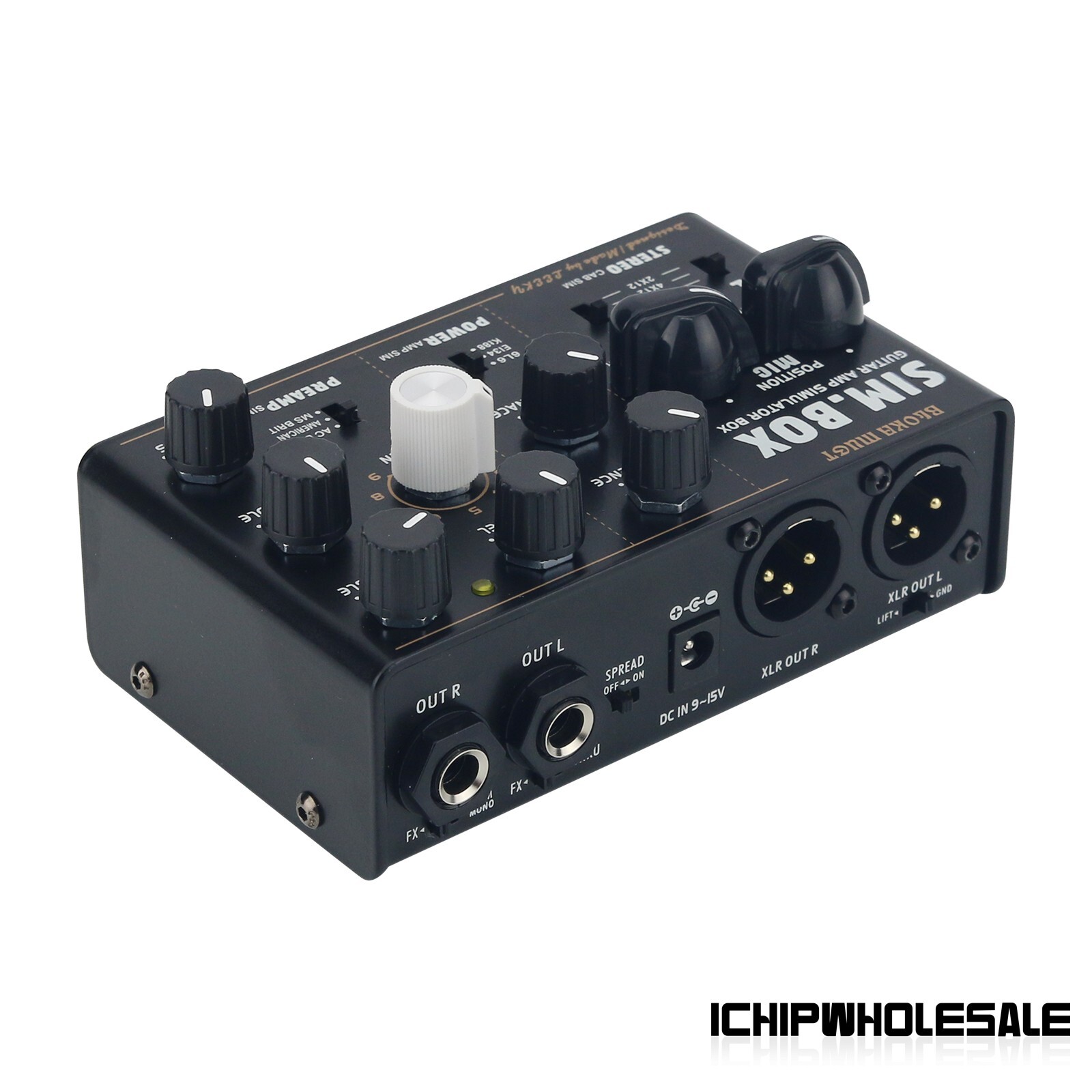 SIM BOX Electric Guitar Amp Simulator Box Cabinet DI Box Stomp Box Effect Pedal