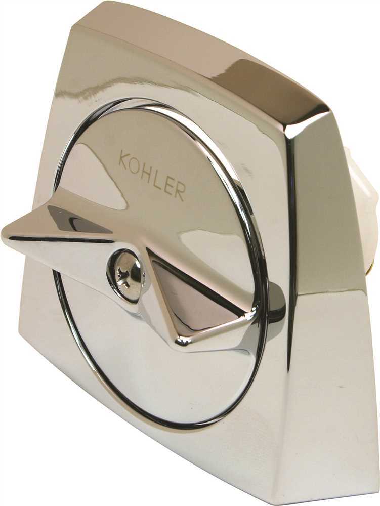 KOHLER OVERFLOW HOOD KIT FOR CLEARFLOW BATH DRAINS -Chrome