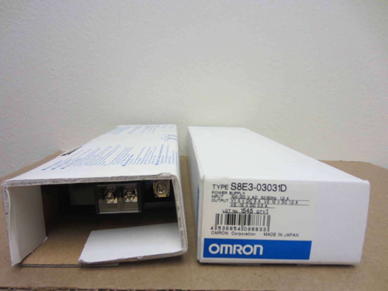 OMRON S8E3-05031D POWER SUPPLY MULTI-OUTPUT NIB Made in Japan
