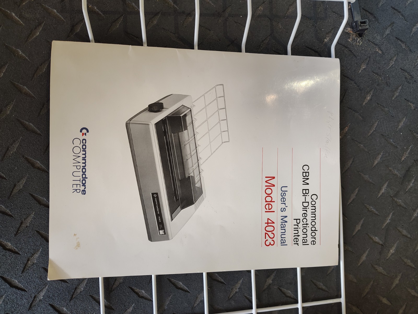 Commodore Printer-4023-Paper Advance Computer Printer Tractor Feed ***READ***