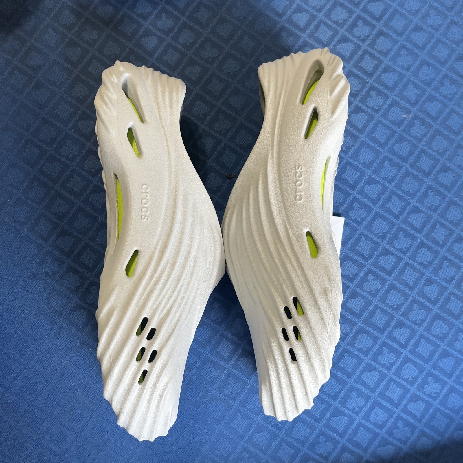 Men's Crocs Echo Wave Atmoshpere/Lime Punch 210521-1FT - NEW Men’s Size 13