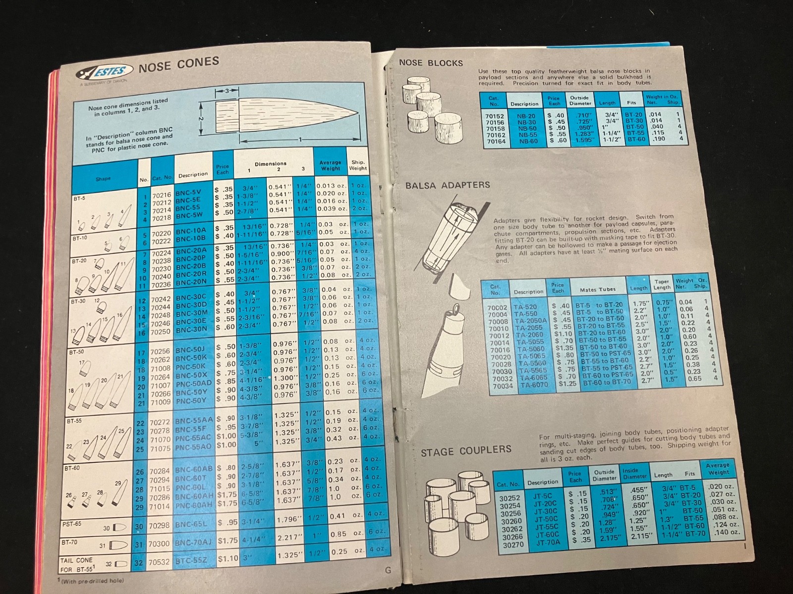 Estes 1975 Model Rocket Catalog - Extremely Rare