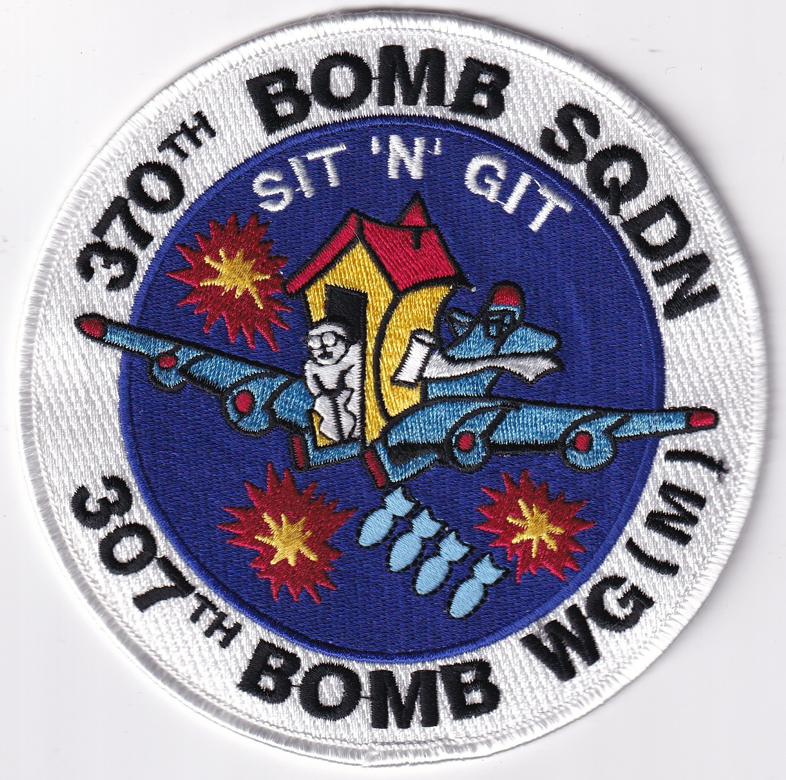 370th Bomb Squadron 307th Bomb Wing patch WWII vets 2000s make US Army Air Force