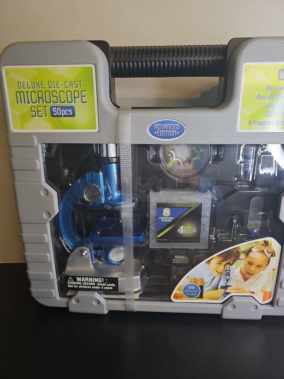 Deluxe Die Cast Microscope Set 50 Pcs Brand New R1