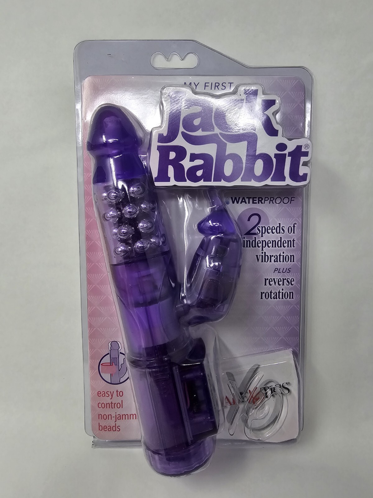 Jack Rabbit My First Jack Rabbit- Purple, waterproof, 2 speed vibration+rotation