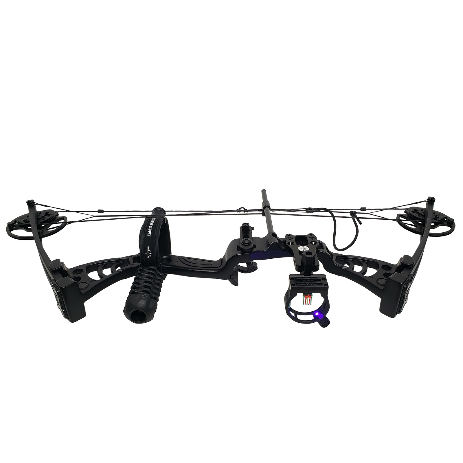 SAS Scorpii 30-55 Lb 19-29" Compound Bow Package with Bow Stabilizer, Bow Sight