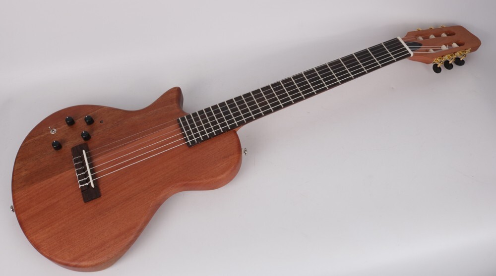 electric classical guitar Silent nylon string travel portable built in effect