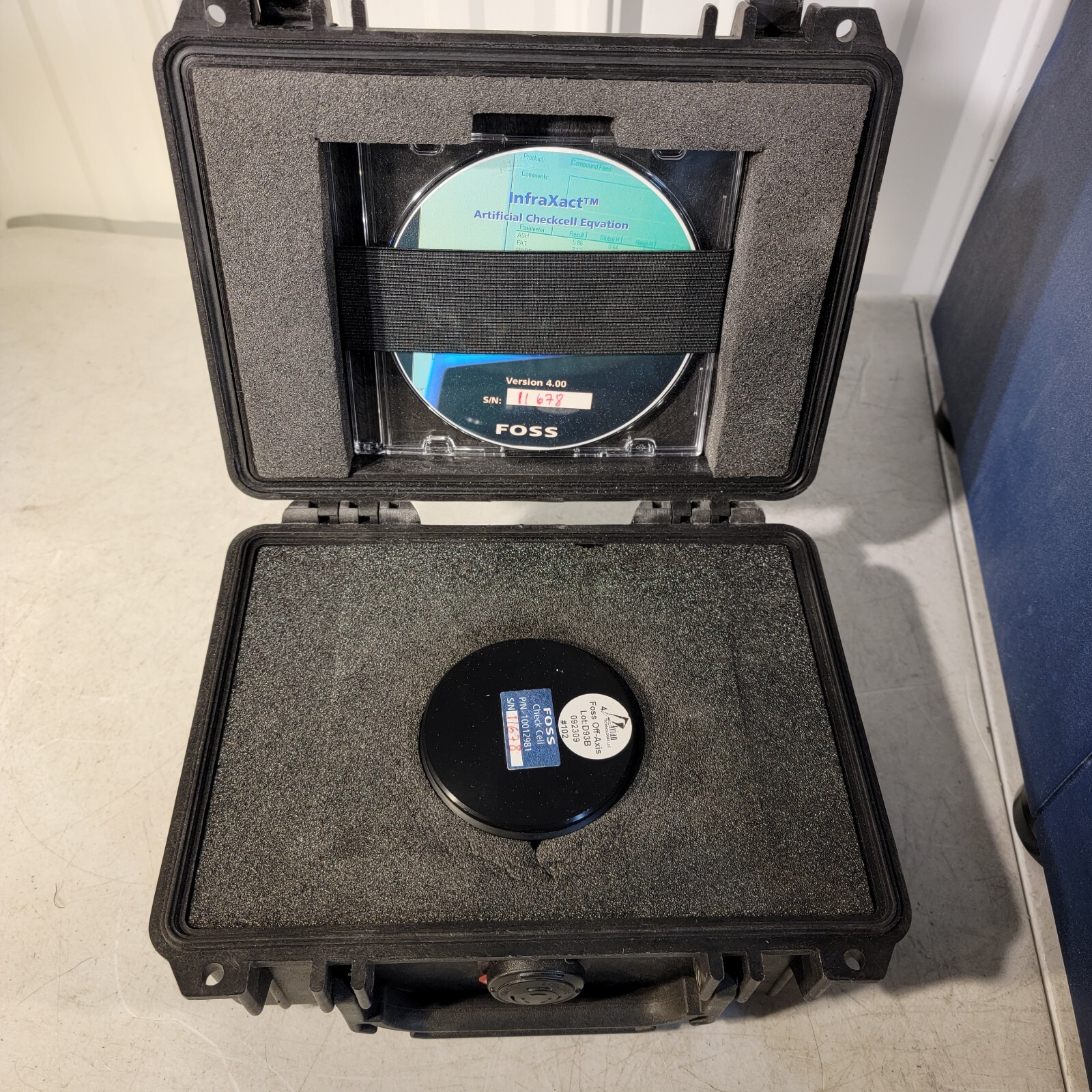 Foss InfraXact 7500 NIR Spectrometer Feed Grain Analyzer w/ Check Cell Standard