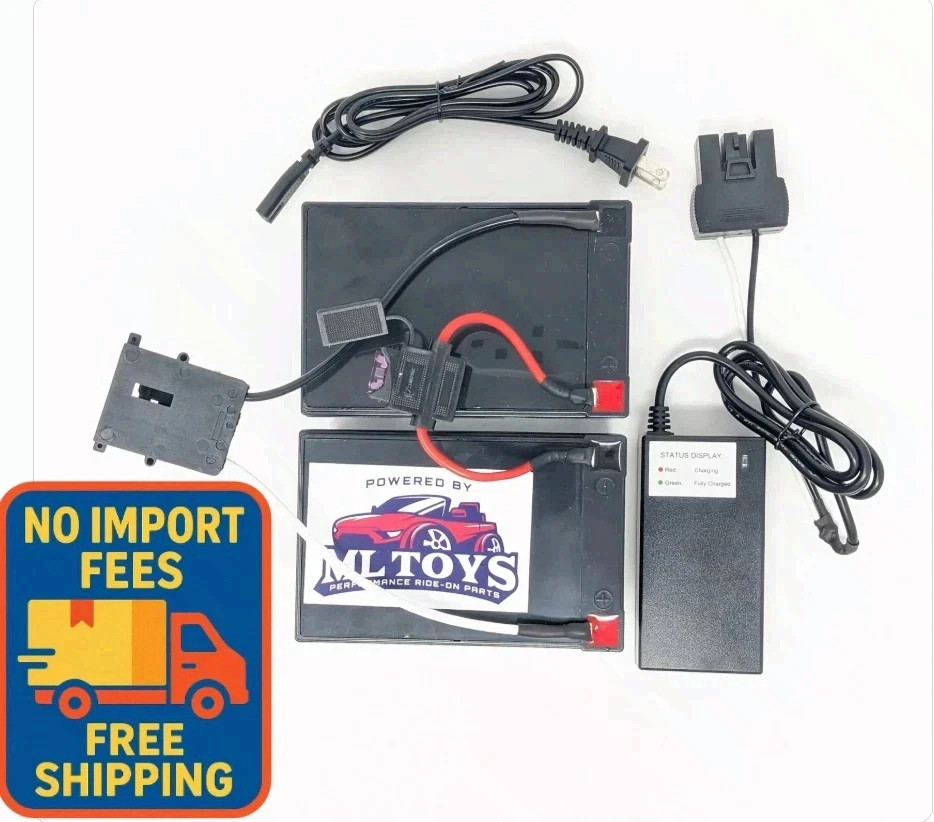 24 Volt Conversion Kit for 12 Volt Power Wheels with 6-Hour Charger NEW