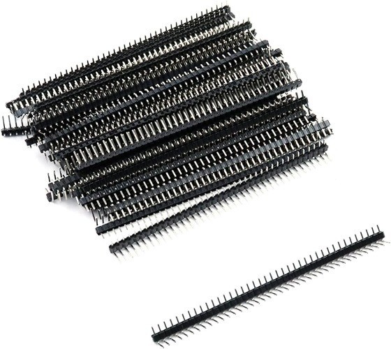 Single Row Right Angle Pin Header Strip 40 Pin 2.0mm Pitch Connector Kit PCB