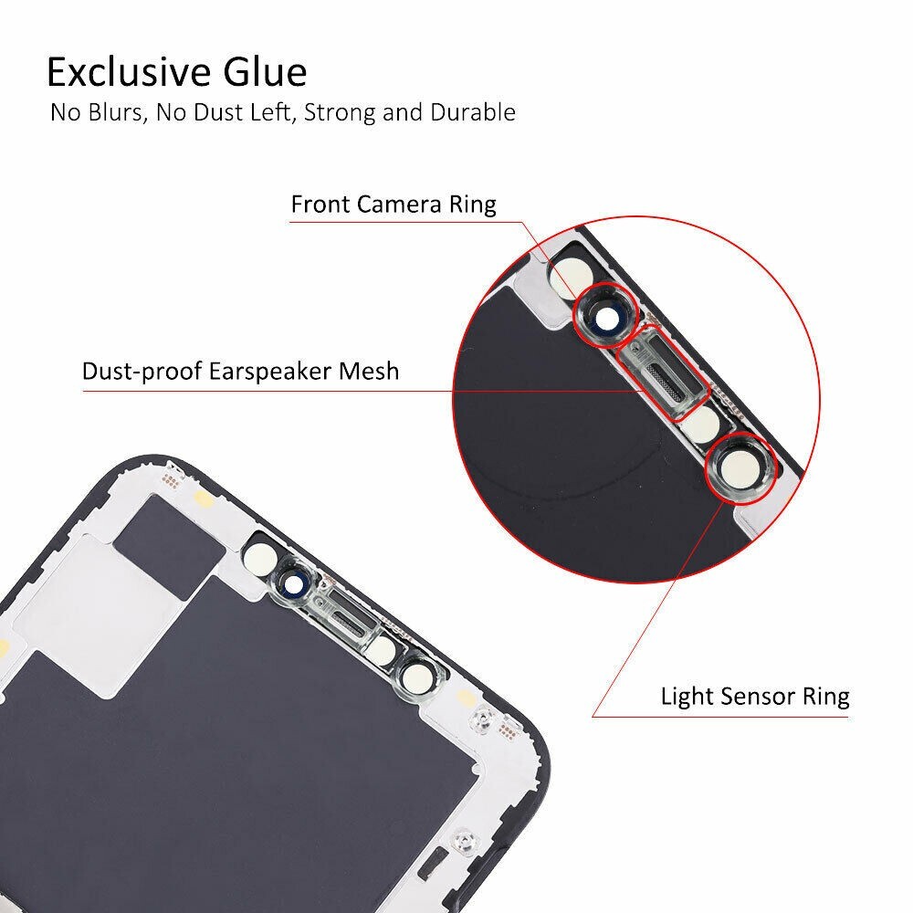 Soft OLED For iPhone XS Max Display LCD Screen Touch Digitizer Frame Replacement