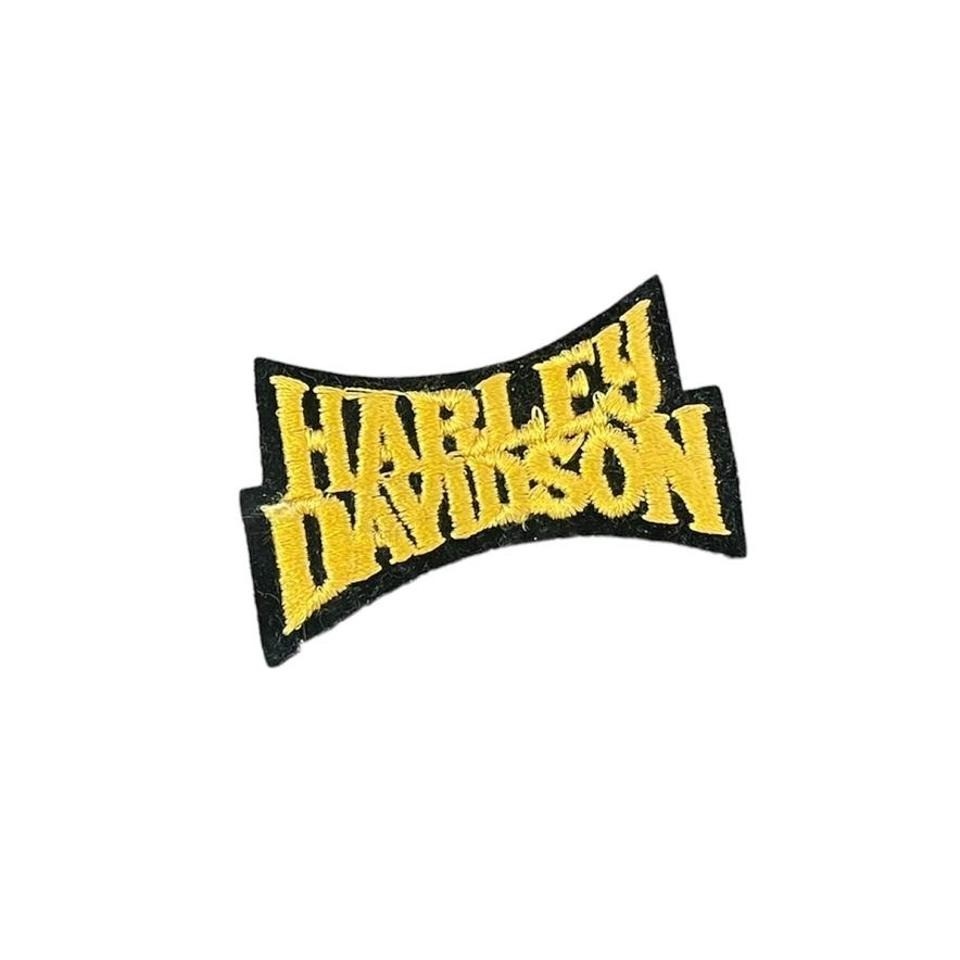 Vintage Harley Davidson Iron On Biker Motorcycle Patch 3x2" USA