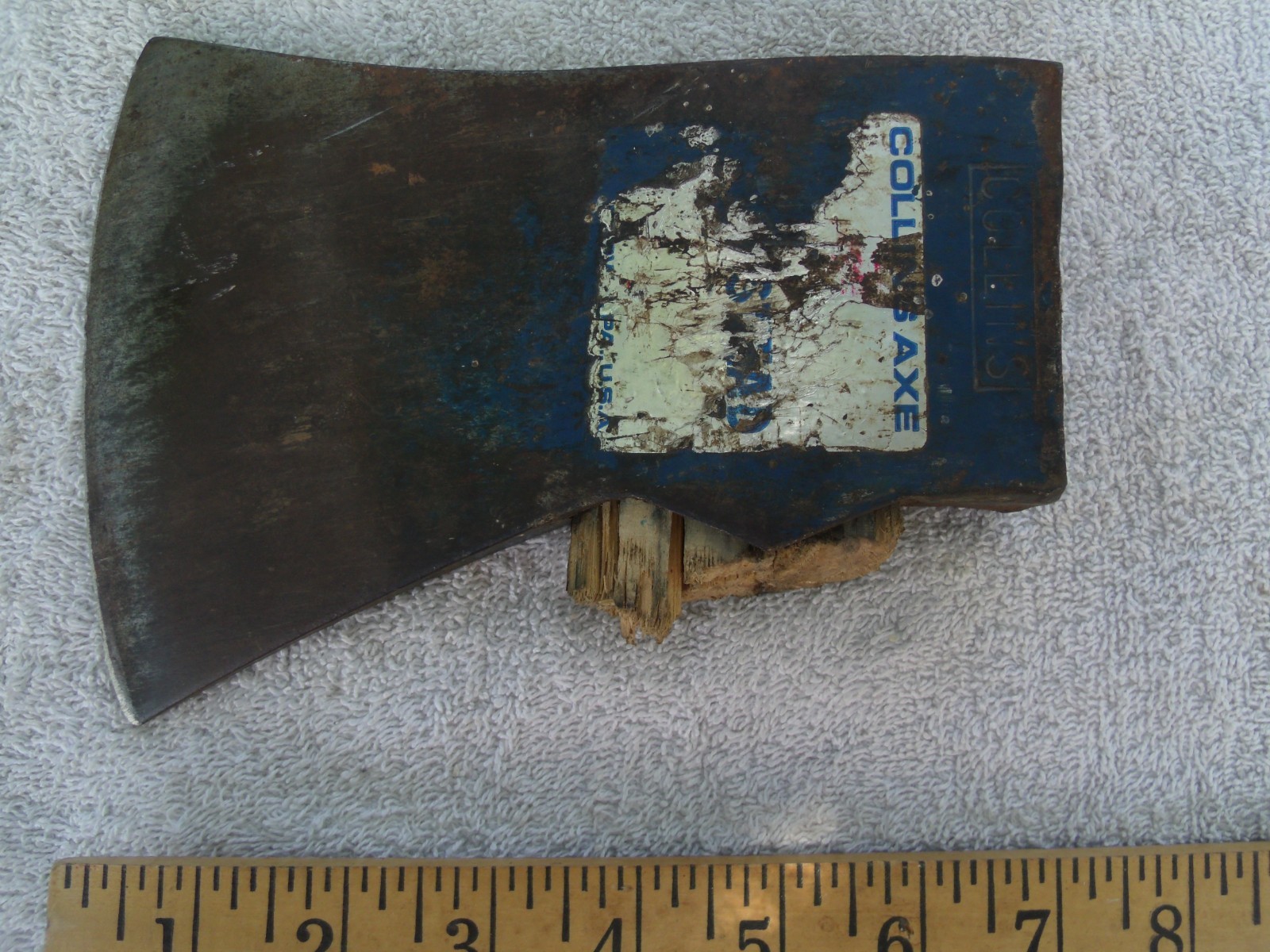 Vintage Collins Homestead Axe Ax Head 3lbs 2oz Jersey Pattern (7" x 5-1/4")