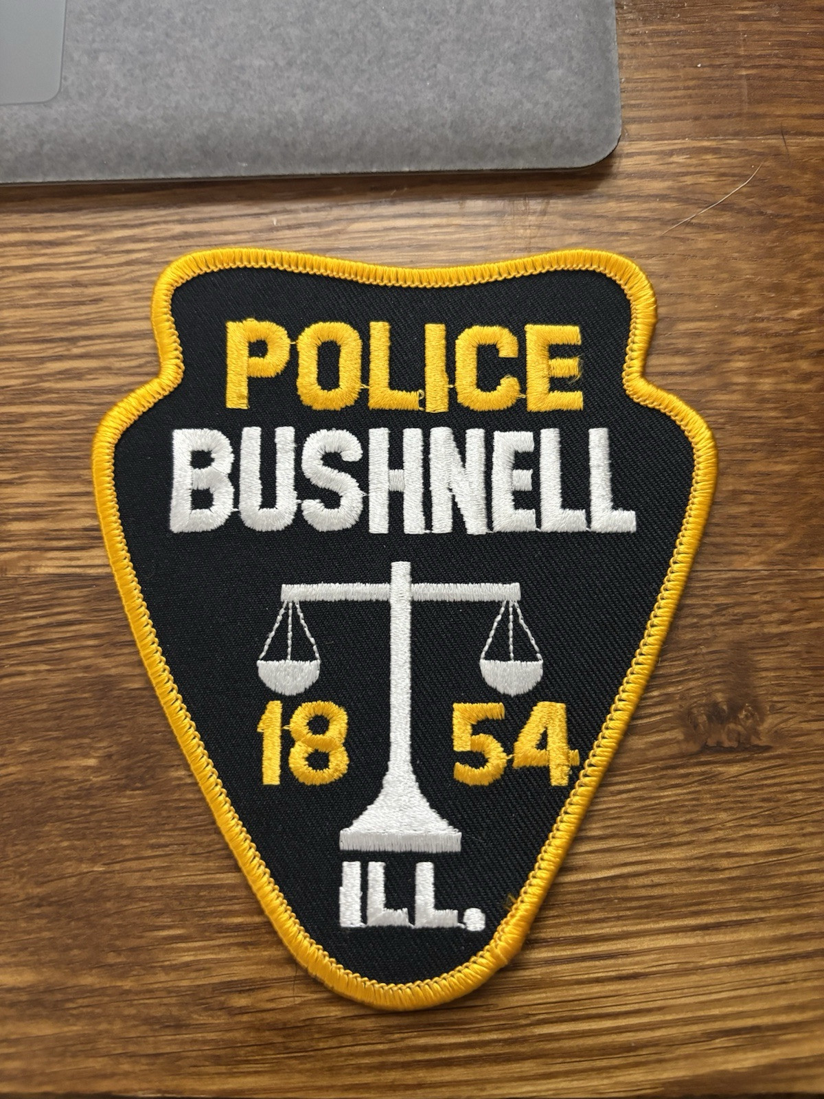 Bushnell llinois Police Department Patch 2nd Issue