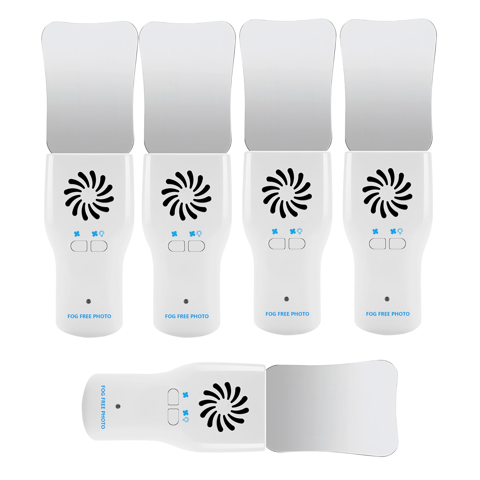 1-5 Dental Occlusal Fog Free LED Intra Oral Photo System 4 Mirror Anti-Fog USA