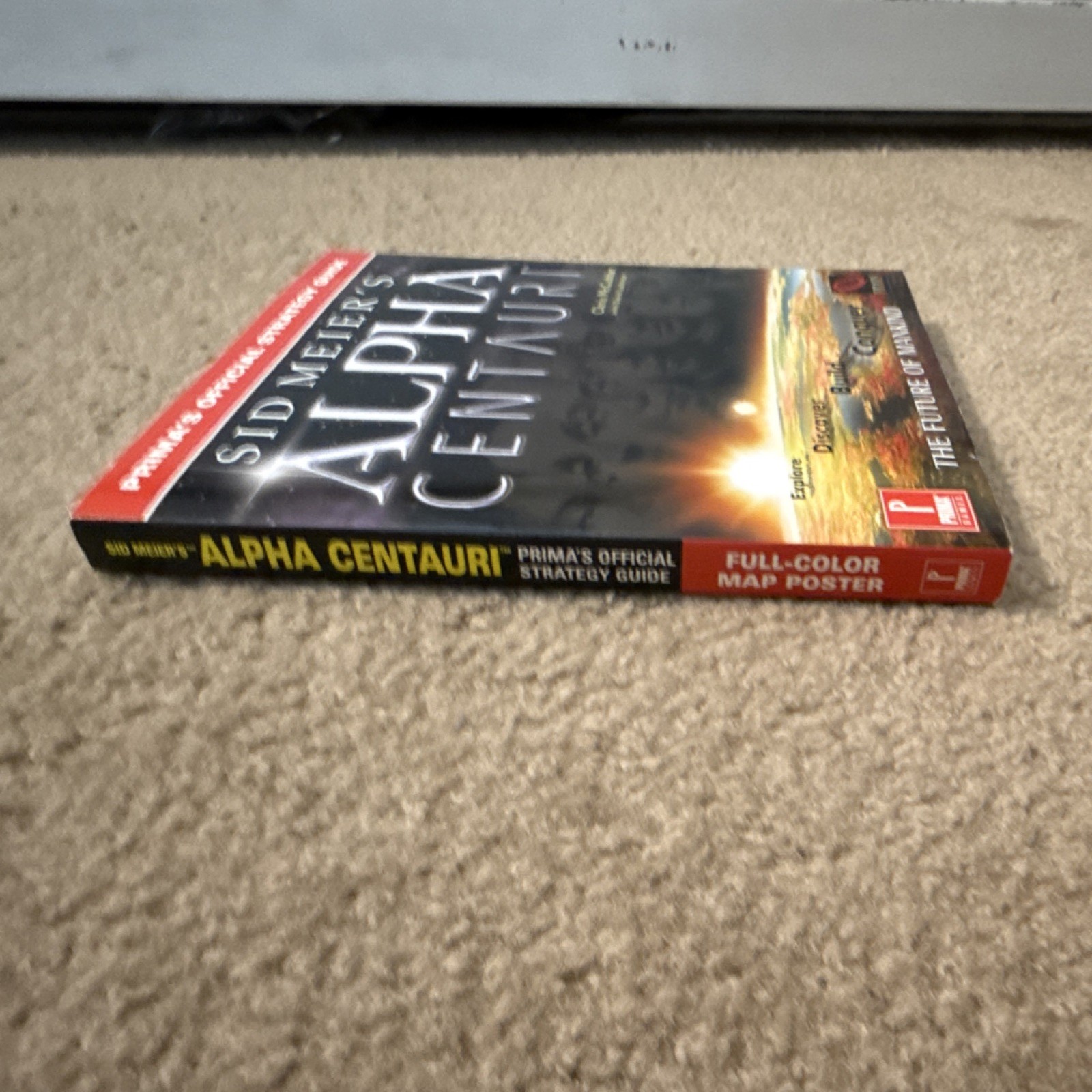 Prima Games Sid Meier's Alpha Centauri Strategy Guide Full-Color Map Poster 1999