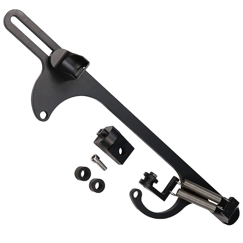 Throttle Cable Carb Bracket Adjustable Aluminum For Holley 4150 4160 Carburetor