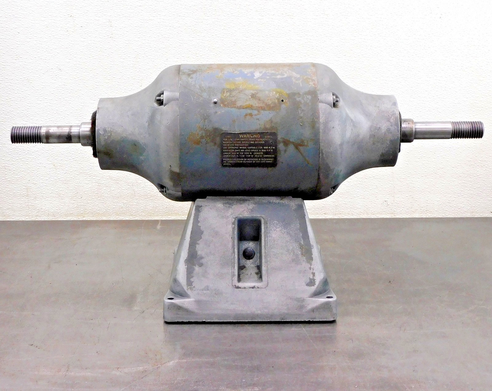 Baldor Electric 10" Bench Pedestal Grinder 1800 RPM 1021w 3-Phase 230/460