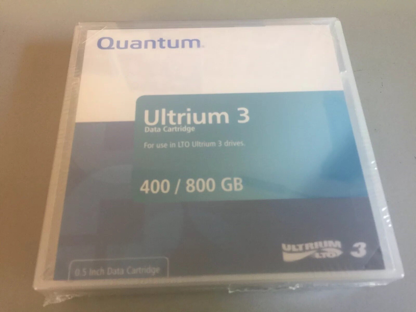 MR-L3MQN-01, Quantum LTO3 Ultrium 3 400/800GB 0.5”Data Tape Cartridge, New