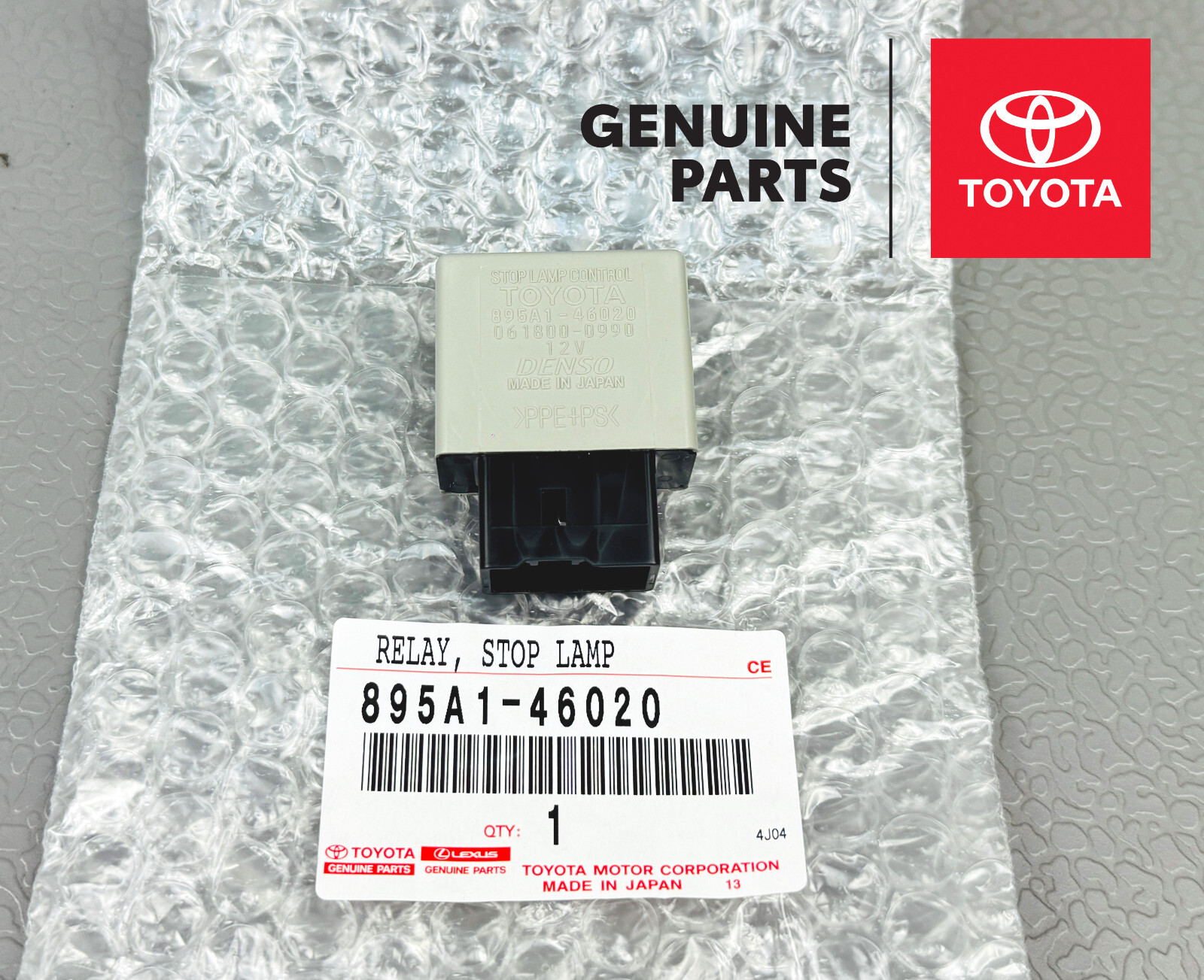 895A1-46020 GENUINE LEXUS 2010-2014 GX460 RELAY, STOP LAMP 895A146020 NEW OEM