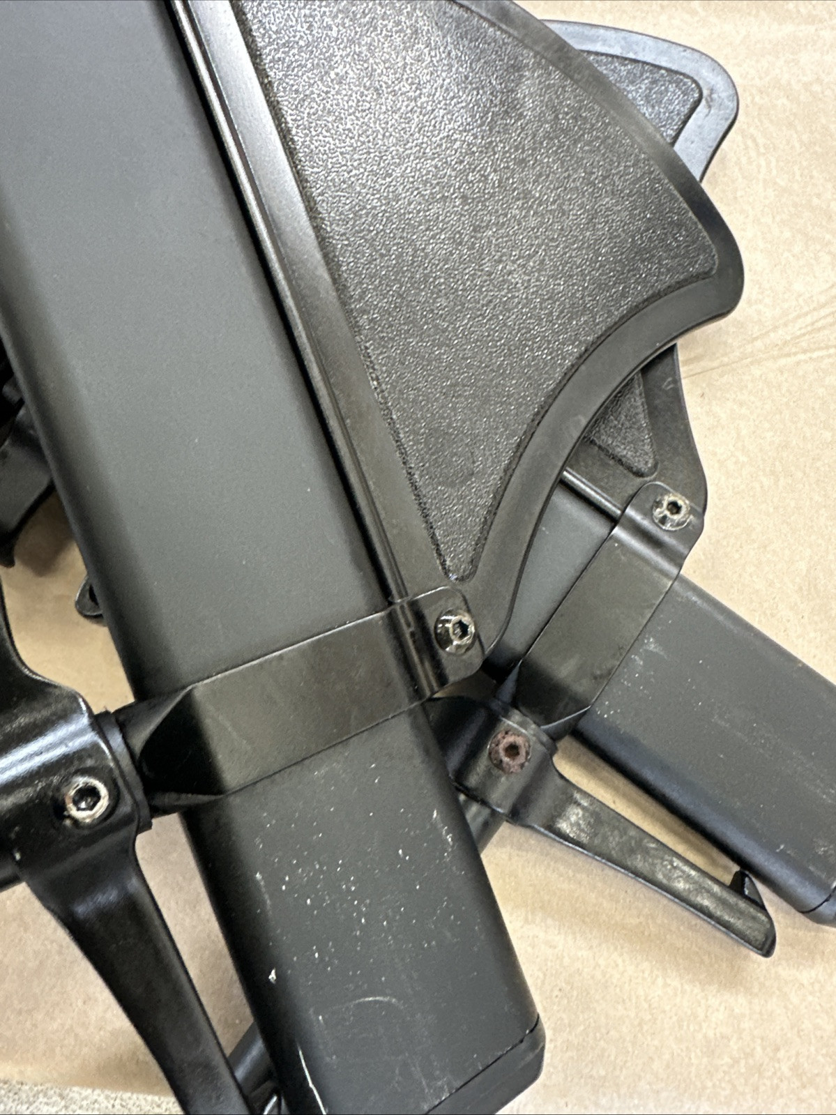 2 - QUICKIE 2 Single Post Wheelchair Armrest Side Assemblies Adjustible Height