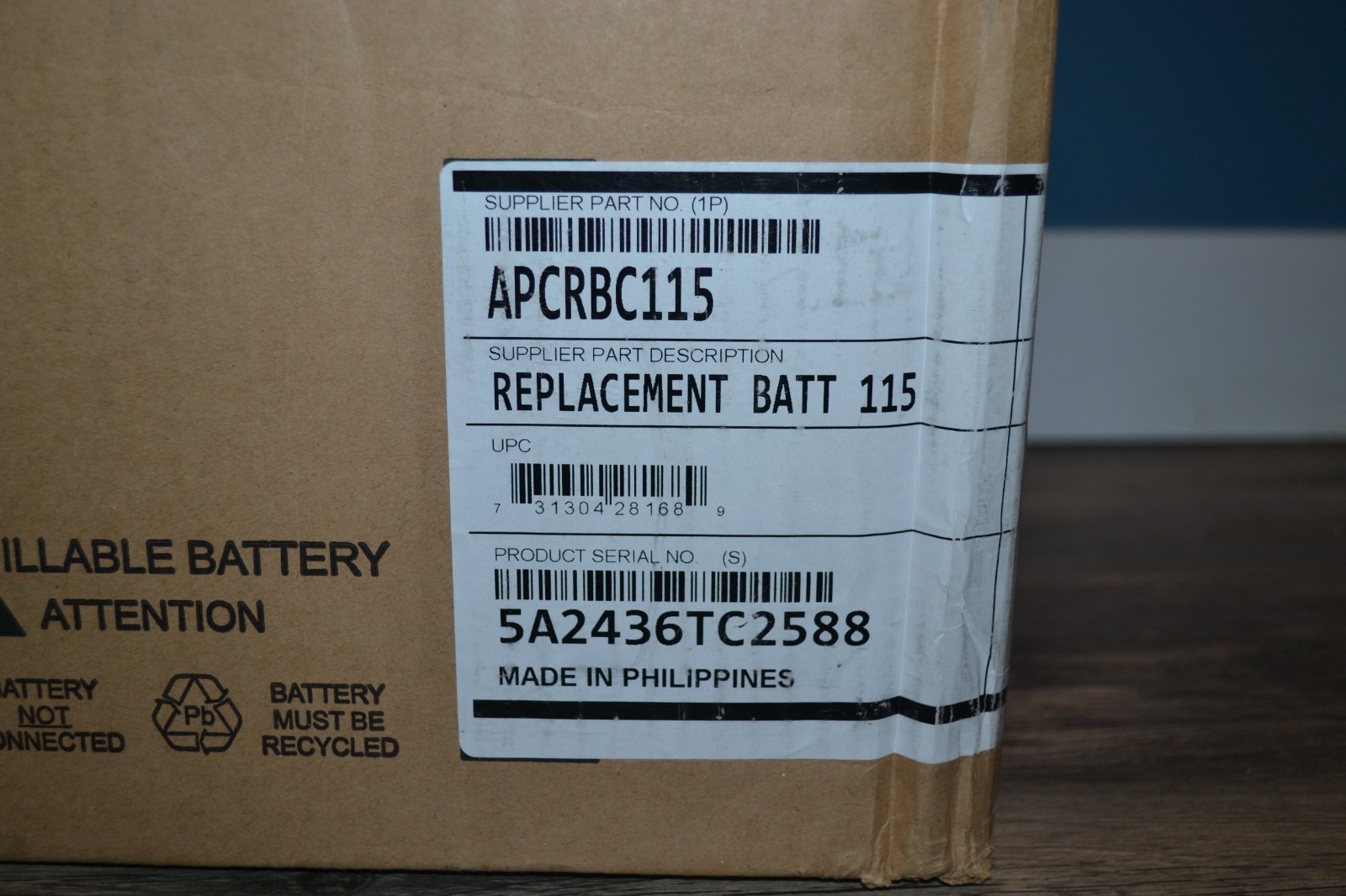 APC X SERIES REPLACEMENT BATTERY 115 APCRBC115