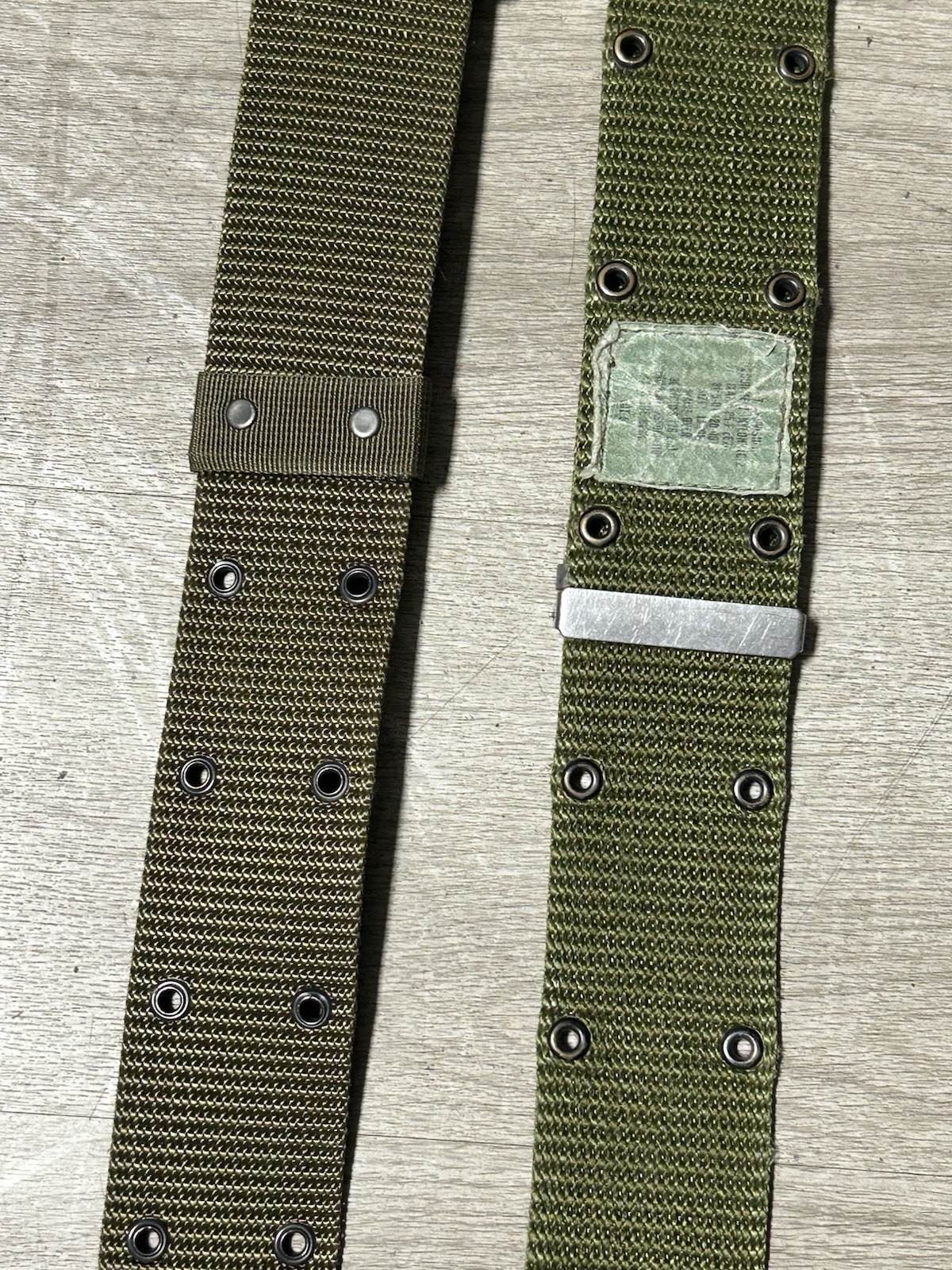 (2) USGI US Military Surplus Web Pistol Belts Quick Release Buckle