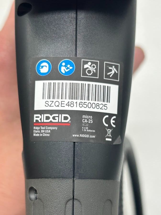 RIDGID CA-25 Micro Visual Inspection & Diagnostic Handheld Camera 2.7 in Display