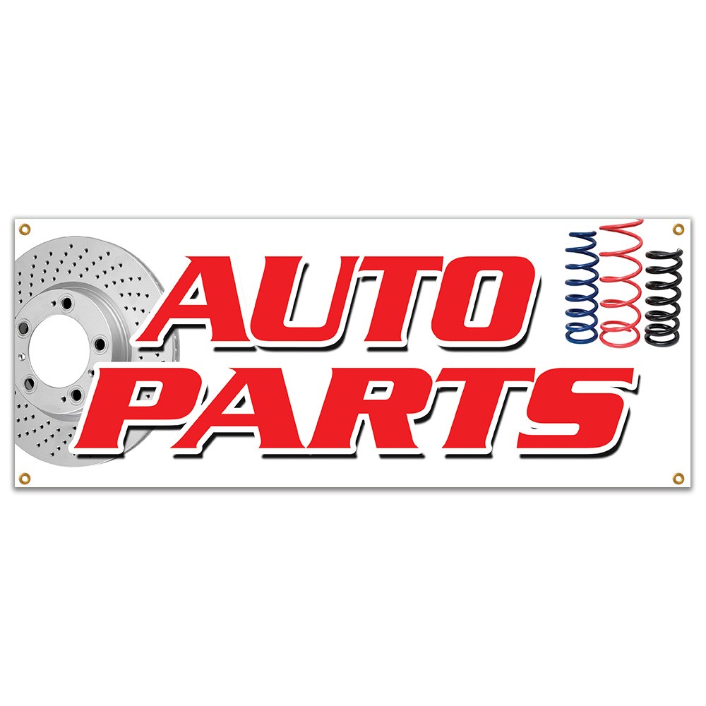 AUTO PARTS BANNER SIGN oem all brands remanufactured overhaul engines