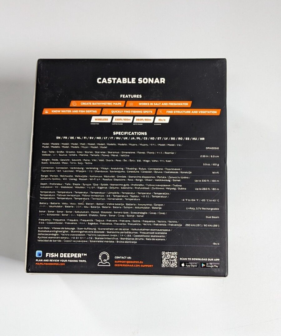 Deeper PRO Smart Portable Sonar for Smartphones & Tablets