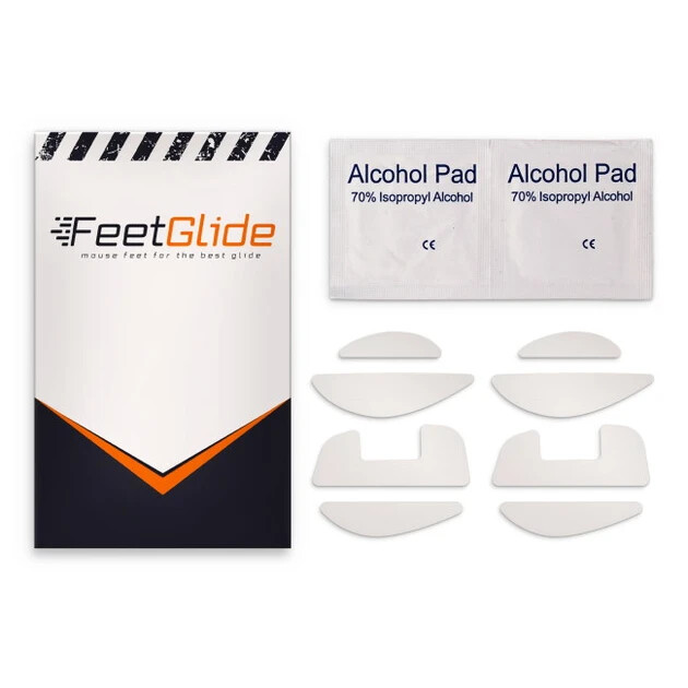 FeetGlide Skates for Logitech G700 / G700S Replacement Mouse Feet PTFE