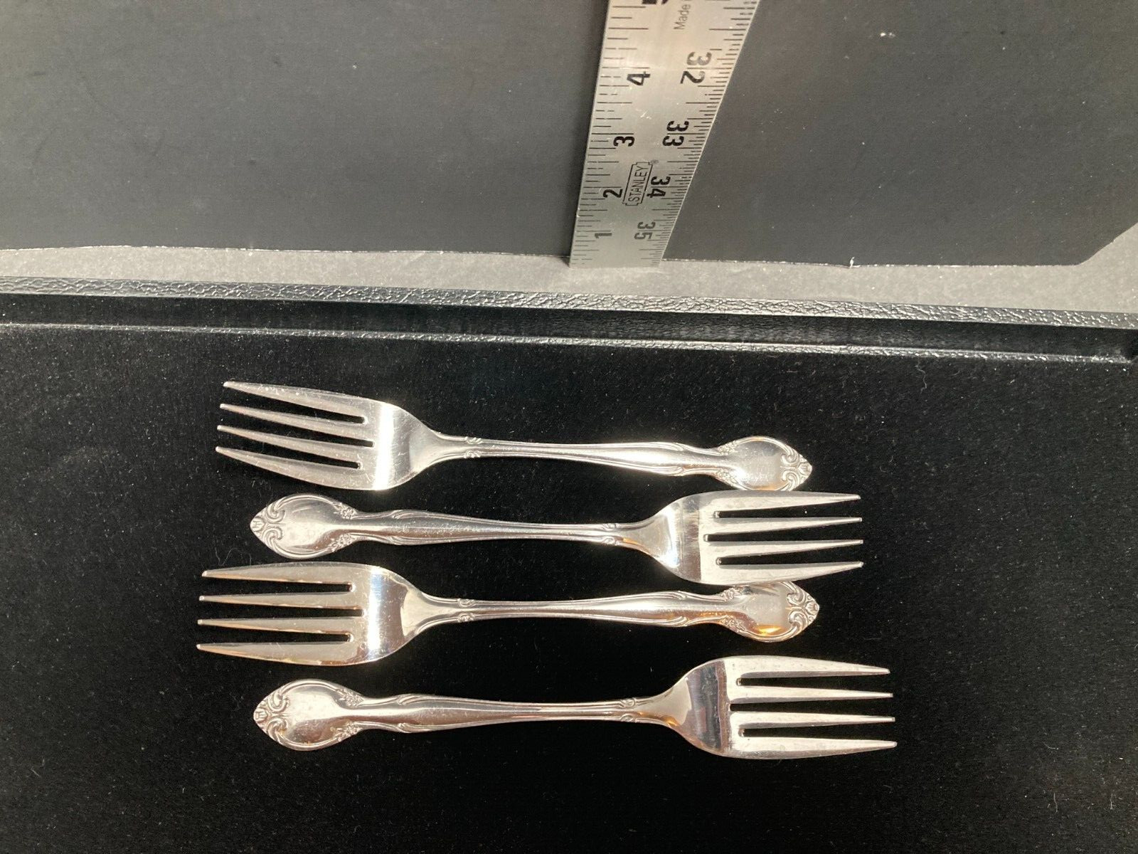 4 Parliament Salad Forks Flatware Stainless Japan