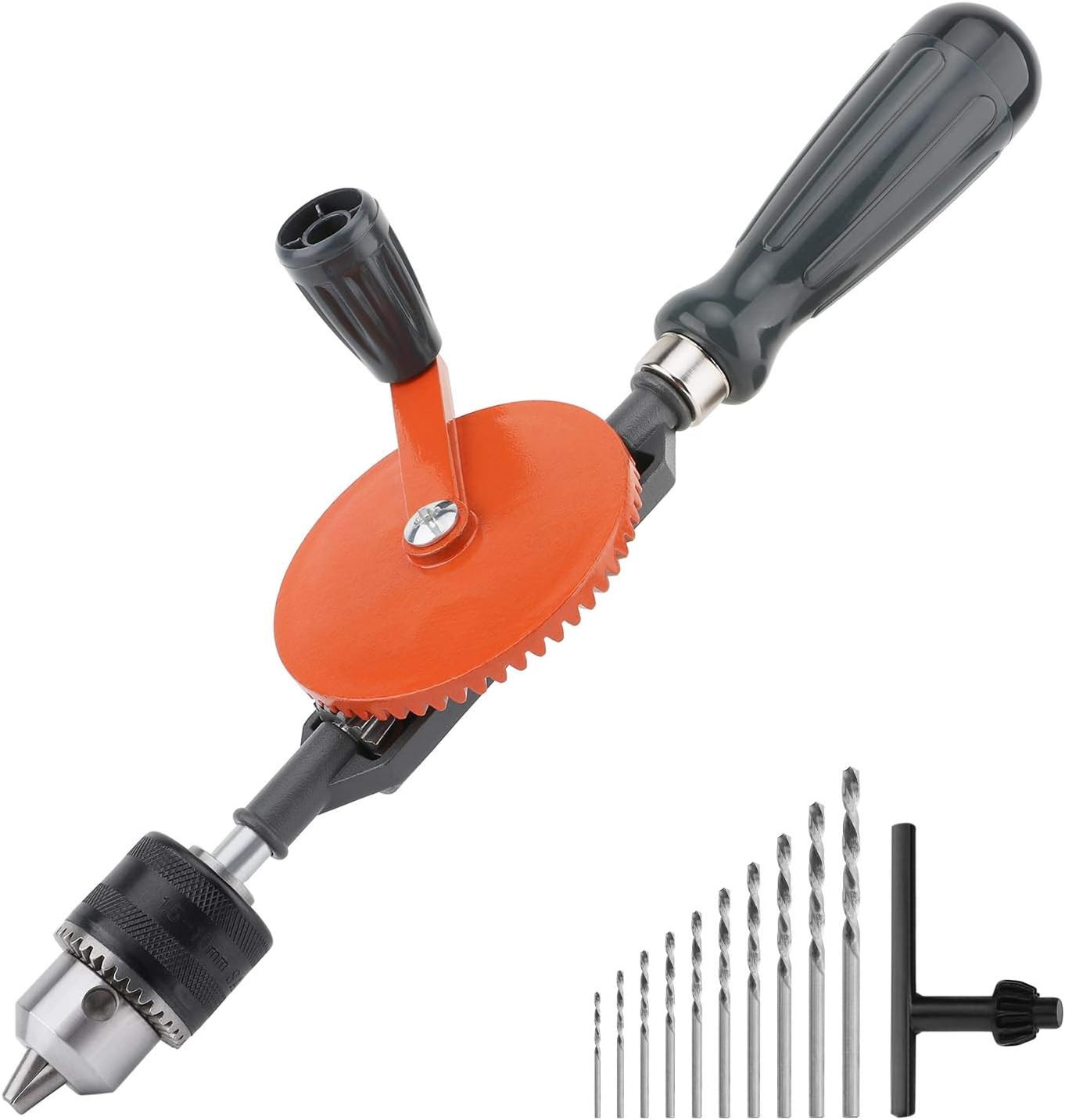 Housolution Hand Drill, Powerful 3/8 Inches (1.5-10Mm) Capacity | Hand Drill Man