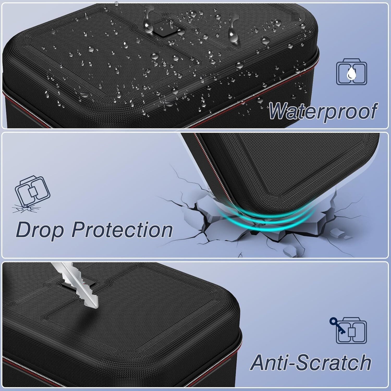 Protective Travel Case for ROG Ally with Large Storage Capacity，Shockproof，p