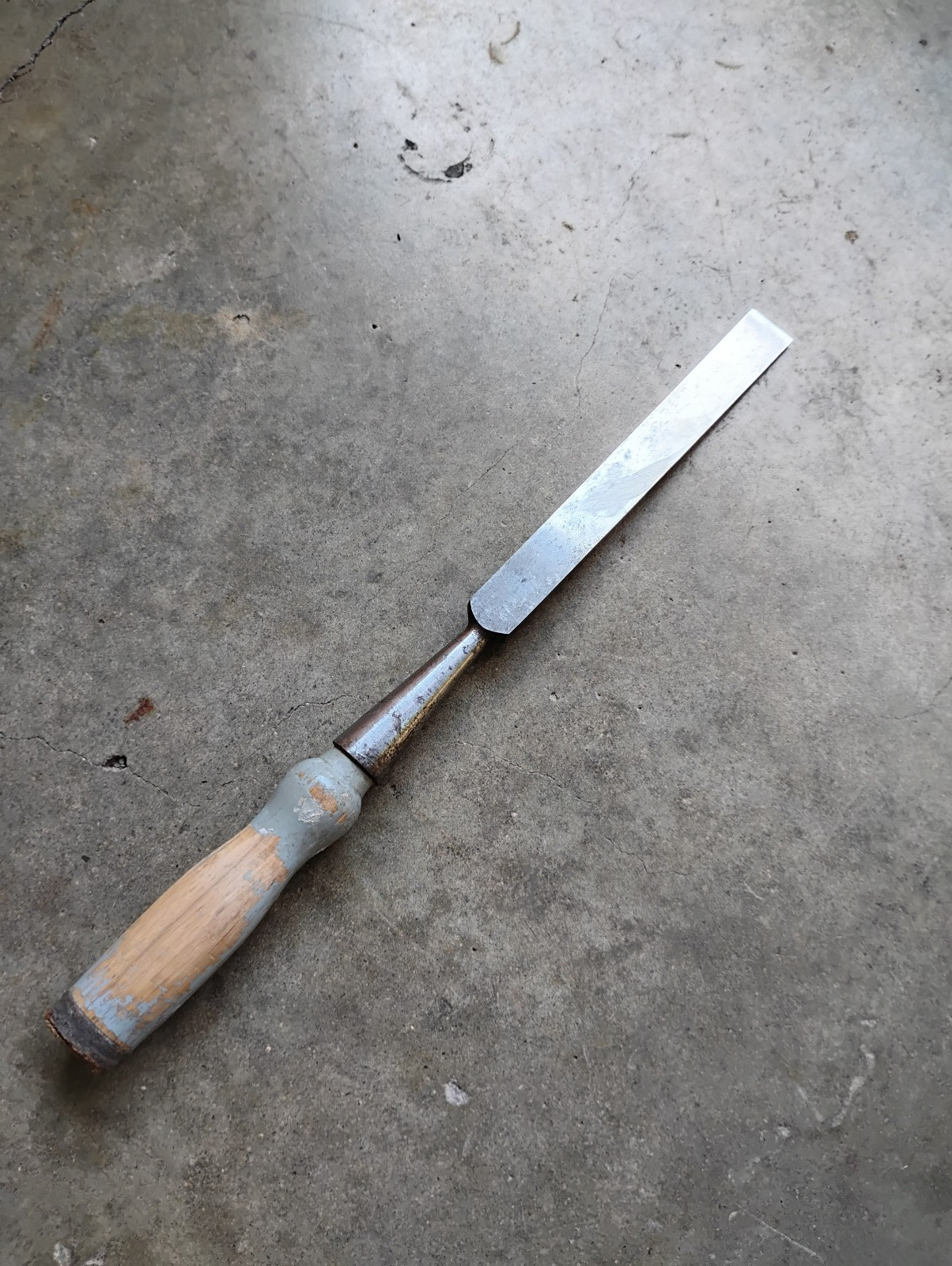 Vintage 3/4" Union Hardware Bevel Socket Chisel For Woodworking