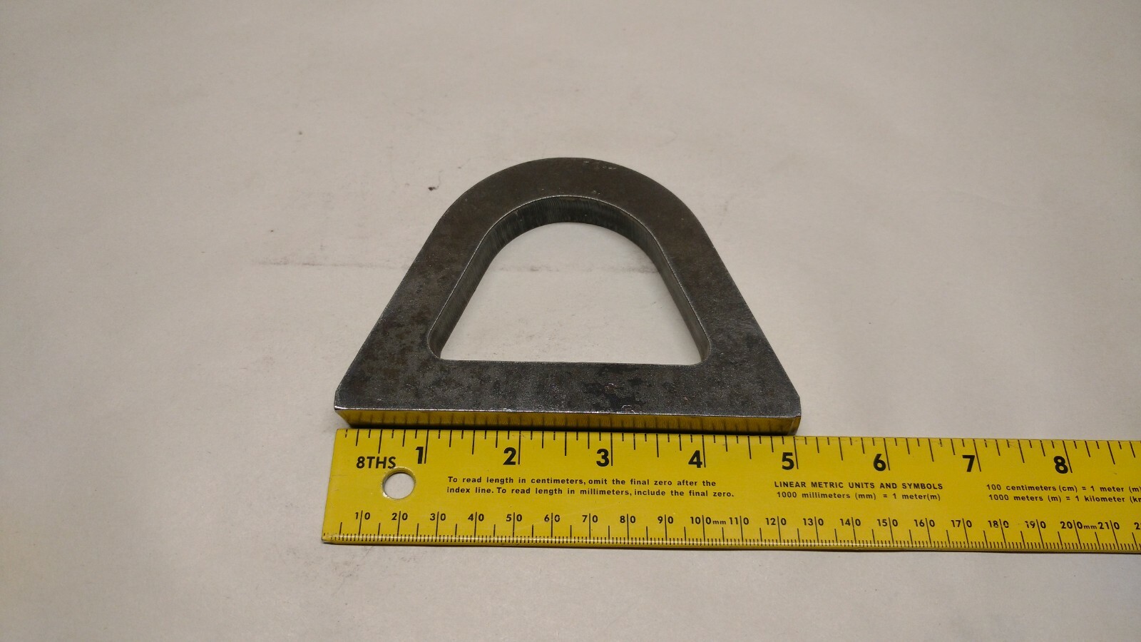 1/2" WELD ON LIFTING EYE - D-RING - SHACKLE MOUNT - TRAILER TIE DOWN - TOW STRAP